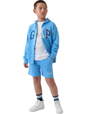 Gap V-Frch Ft Logo Shorts Sort  Çocuk