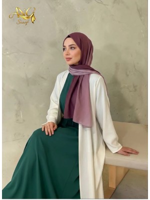 Ang-Scarf Organik Pamuk Dagrade Crush Şal