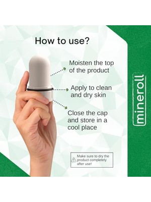 Canarino Doğal Kristal Deodorant - Vegan, Kokusuz, 24 Saat Koruma, Kadın ve Erkeler Için - Alum Taş, Mineral Tuz, Roll-On, 70 gr