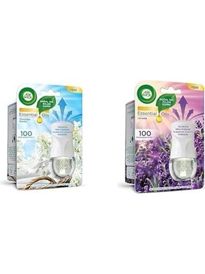 Canarino Air Wick Seti | Cihaz + Yedek Şişe Temizliğin Esintisi X1 + Cihaz + Yedek Şişe Lavanta X1