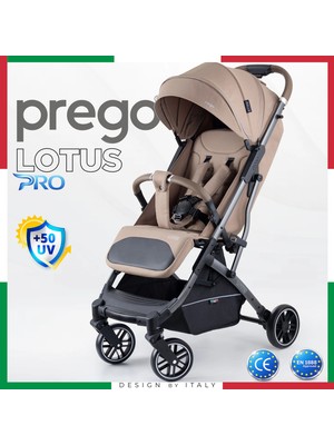 Prego Lotus Pro Kabin Boy Bebek Arabası - Tek Elle Katlanır -Hafif -Uv Tenteli - Yağmurluk-Ayak Örtüsü-Kılıf