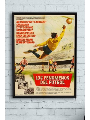 Canarino (PSTER12323) Mexican Futbol Çerçeveli Tablo (21X30CM)