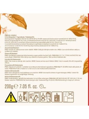 Canarino Mad Prevail Kokulu Cam Mum 200 gr – Portakal Çiçeği, Ylang-Ylang ve Vanilya ile Ferah, Zarif ve Kalıcı Ambiyans
