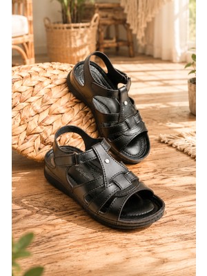 Shoes Bag Kadın Günlük Silikon Jelli Anatomik/ortopedik Taban Topuk Dikeni Önleyici Anne Sandalet