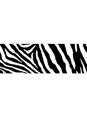 Canarino Mutfak Tezgah Arası Folyo Kaplama Folyosu Zebra Desen 60 x 300