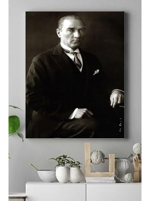 Canarino (PSTER15048) Atatürk Kanvas Tablo 40 x 60