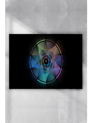 Canarino (PSTER7727) Pi Sayısı Bilimsel Poster (40X60CM)