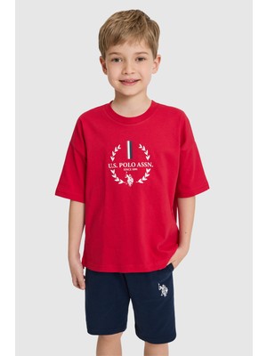 U.s. Polo Assn. Erkek Çocuk Kırmızı Pijama Takım 50326863-VR030