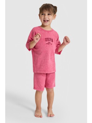 U.S. Polo Assn. Kız Çocuk Fuşya Alt Üst Takım 50326616-VR023