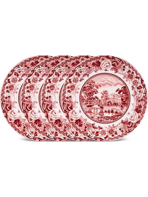 UltraMint Pembe 4 Parça Pasta Takımı, 21 Cm, Şık ve Kullanışlı Set