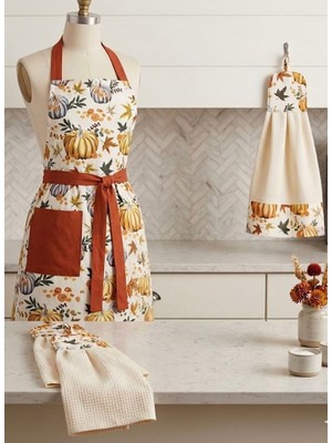 Madame Asel Home Mutfak Önlüğü 4 Lü Set