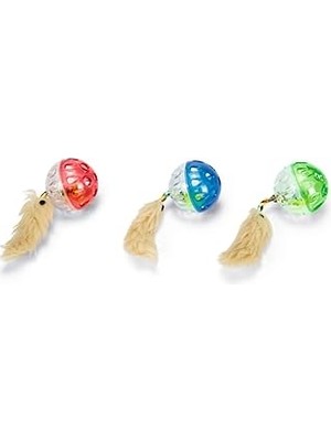 SHC4200 Beeztees Tüylü Çingirakli Oyuncaği 4,5 cm