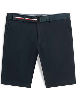 Tommy Hilfiger Tommy Hılfıger Erkek Marka Logolu Günlük Kullanıma Uygun Lacivert Şort MW0MW42349 Dw5