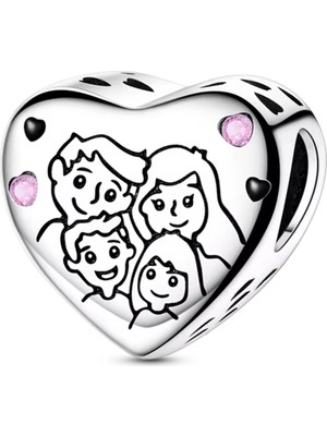 Fubena Canım Ailem Boncuk Charm