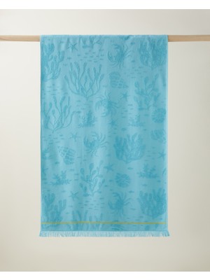 English Home Ocean Whisper Pamuk Plaj Havlusu 70X140 cm Mint