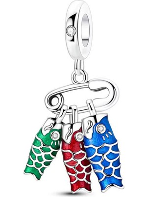 Fubena Koinobori Japon Kültürü Sallantılı Charm