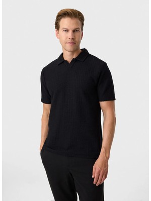 Back And Bond Siyah Erkek T-Shirt B35S10048