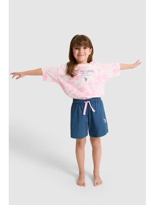U.s. Polo Assn. Kız Çocuk Pembe Pijama Takım 50326614-VR041