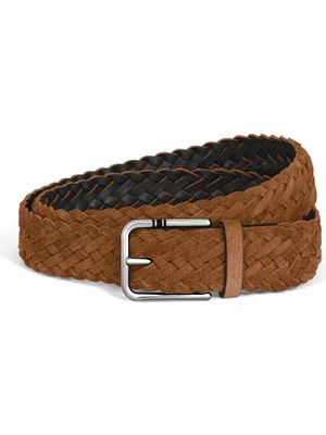 Montblanc Meisterstück Süet 35 mm Kare Tokalı Kemer 222241