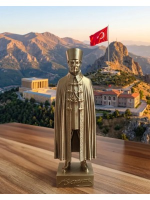 TSC Çalışma Masası Konseptinizi Tamamlayacak 15 cm Atatürk Figürü Dekoratif Şık Hediyelik