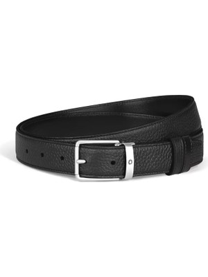 Montblanc Everyday Grain Deri 30 mm Çift Taraflı Kemer 222181
