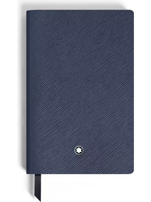 Montblanc Saffiano Deri Mavi Küçük Boy Defter 134723