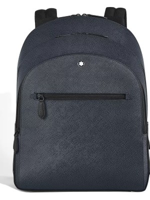 Montblanc Sartorial Deri 3 Bölmeli Orta Boy Sırt Çantası 222115