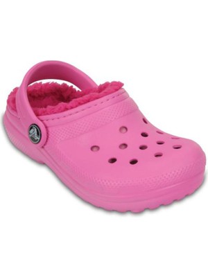 Crocs Classic Lined Pembe Çocuk Clog K CR0175