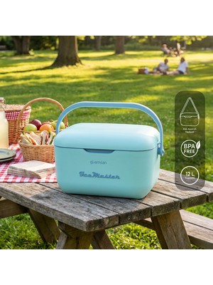 Emsan Ice Master Thermos Box 12 Litre Mavi