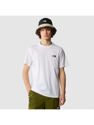 The North Face M S/s Sımple Dome Tee Beyaz Erkek Kısa Kol T-Shirt