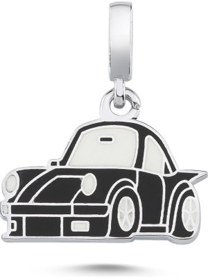 Silverize Porsche 911 Gümüş Kolye Ucu ARB55