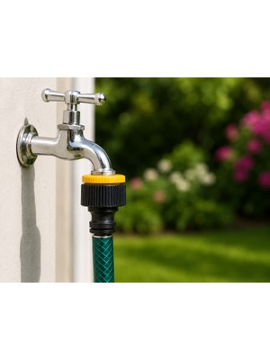 SNA Musluk ve Hortum Adaptörü 1/2" - 3/4" | Bahçe Sulama Hızlı Bağlantı Aparatı | Musluk Hortum Dönüştürücü