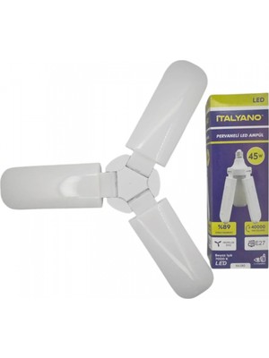 Marsilyan Italyano E27 45W Kanatlı LED Ampul (4887)