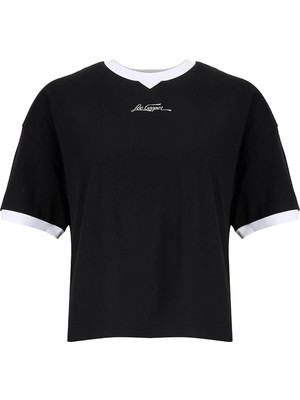 Lee Cooper Siyah Kadın Baskılı T-Shirt 262 Lcf 242010 Brıana Siyah