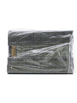 Marsilyan Gri Yuvarlak 35X50CM Bambu Ahşap Kirli Çamaşır Sepeti Seyyar Kapaklı Kumaş Çantalı Ip Kulplu (4887)