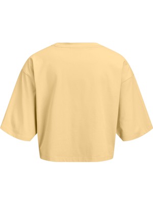 Jack & Jones Kadin Bol Kalip Kisa Kollu Tisört - Andrea