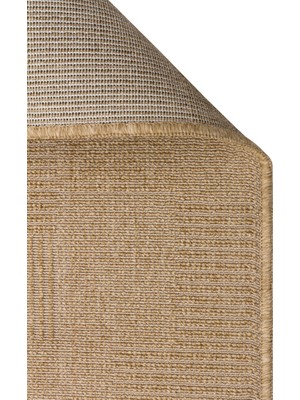 Akbel Halı Balı Jute BLJ 01 Bej - Doğal Jüt Dokulu Modern Hav Yapmayan Halı Yumuşak Tuşeli Sisal Halı