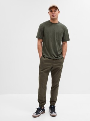 Erkek Haki Gapflex Essential Jogger Pantolon