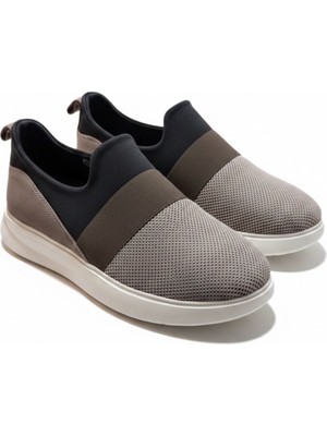 Zueofficial Erkek Hakiki Deri Günlük Spor Ayakkabı Ortopedik Hafif Taban Nefes Alan Slip-On Sneaker