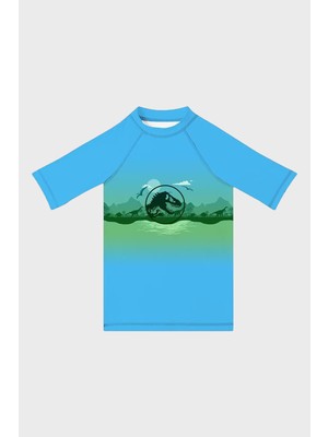 Slipstop Volcore Baskılı Uv Korumalı Kısa Kollu Mayo T Shirt Erkek Çocuk T Shirt ST2632110003