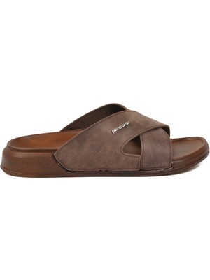 Pierre Cardin Kahve Hafif Erkek Terlik PC-7412 M