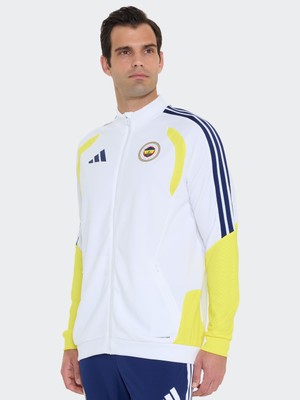 Fenerbahçe 2026/2027 Yeni Sezon Antrenman A-Takım Beyaz Tam Fermuarlı Sweatshirt
