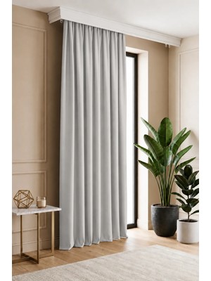 Miabella Home Mr.stock Blackout Işık Geçirmez Güneşlik Fon Perde Tek Kanat  - 12189
