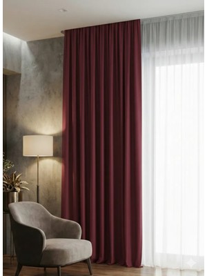 Miabella Home Mr.stock Blackout Işık Geçirmez Güneşlik Fon Perde Tek Kanat  - 12189