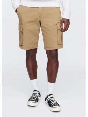 Gap 11" Essential Kargo Şort 703768 Erkek Şort Camel