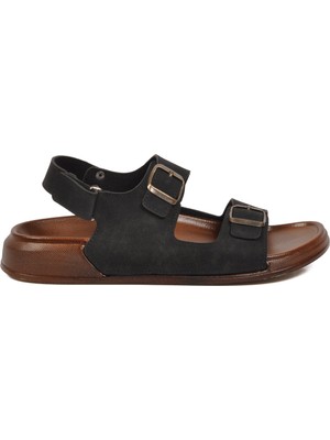 Pierre Cardin Siyah Hafif Erkek Sandalet PC-7924 M