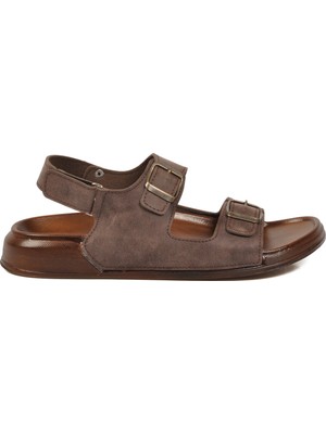Pierre Cardin Kahve Hafif Erkek Sandalet PC-7924 M