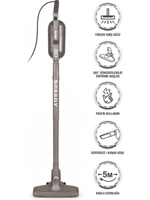 Fantom Speedy Pro Du 2100 Dikey Süpürge - Antrasit