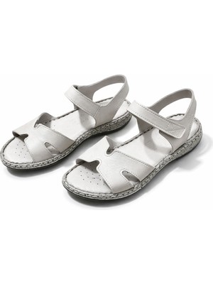 Patron Shoes Hakiki Deri Ortopedik Taban Kadın Sandalet – Hafif, Şık ve Gün Boyu Konfor