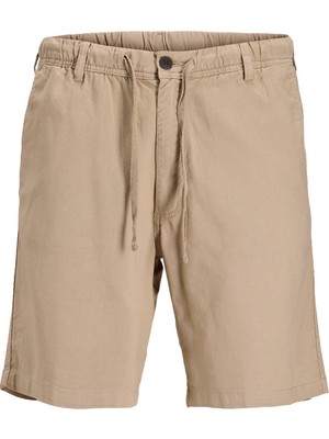 Jack & Jones Pants Stüdio Jpstjaıden Pamuk ve Keten Karışımlı Jogger Short Erkek Short 12292332